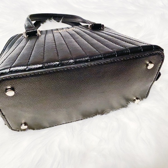 kate spade new york black rima leather mini dome satchel - Picture 5 of 8